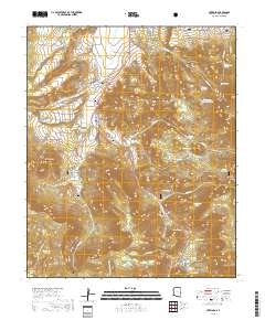Nutrioso 2018 topographic map thumbnail