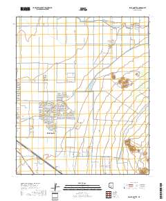 Sacaton Butte 2018 topographic map thumbnail