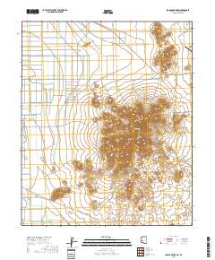 Saddle Mountain 2018 topographic map thumbnail
