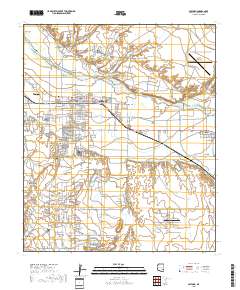 Safford 2018 topographic map thumbnail