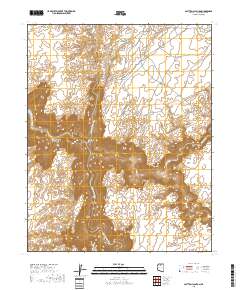 Salt Trail Canyon 2018 topographic map thumbnail