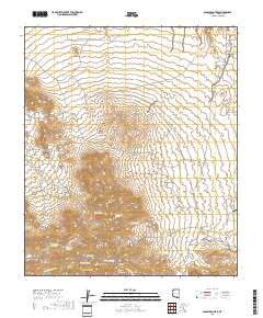Samaniego Peak 2018 topographic map thumbnail