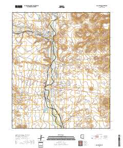 San Carlos 2018 topographic map thumbnail
