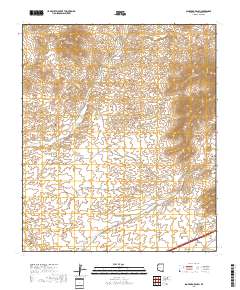 San Pedro Ranch 2018 topographic map thumbnail