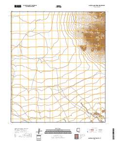 Santa Rosa Mountains SW 2018 topographic map thumbnail