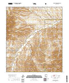 Saucito Mountain 2018 topographic map thumbnail