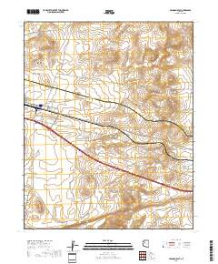 Seligman East 2018 topographic map thumbnail