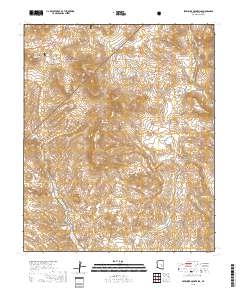 Sevenmile Mountains 2018 topographic map thumbnail