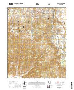 Show Low South 2018 topographic map thumbnail