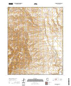 Rhodes Canyon 2018 topographic map thumbnail