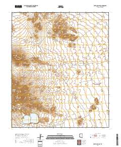 Silver Bell East 2018 topographic map thumbnail
