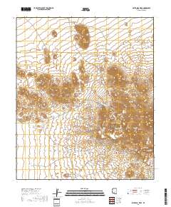 Silver Bell West 2018 topographic map thumbnail