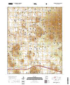Sitgreaves Mountain 2018 topographic map thumbnail