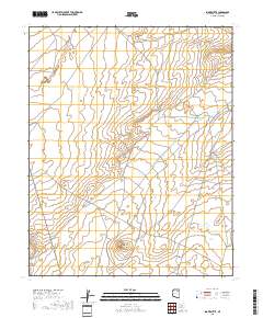 Snake Butte 2018 topographic map thumbnail
