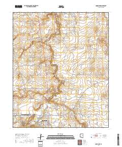 Snowflake 2018 topographic map thumbnail