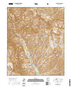 Sombrero Peak 2018 topographic map thumbnail