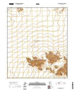 South of Sentinel 2018 topographic map thumbnail