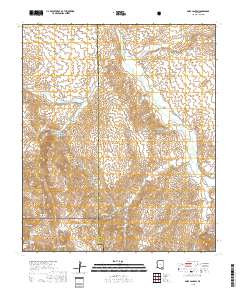 Soza Canyon 2018 topographic map thumbnail