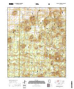 Sponseller Mountain 2018 topographic map thumbnail