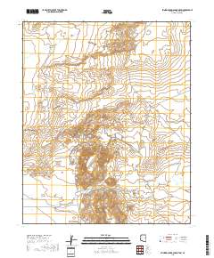 Stinking Springs Mountain 2018 topographic map thumbnail