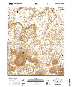 Strawberry Crater 2018 topographic map thumbnail