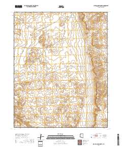 Sullivan Draw North 2018 topographic map thumbnail