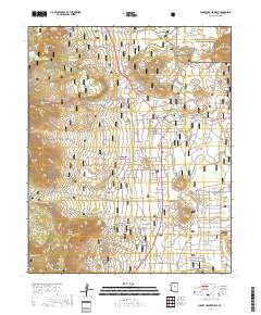 Sunset Crater West 2018 topographic map thumbnail