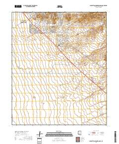 Superstition Mountains SW 2018 topographic map thumbnail