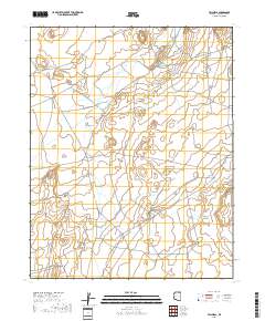 Tall Mesa 2018 topographic map thumbnail