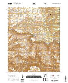 Tapeats Amphitheater 2018 topographic map thumbnail
