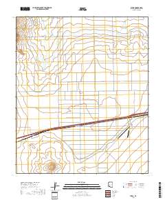Theba 2018 topographic map thumbnail