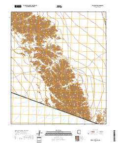 Tinajas Altas 2018 topographic map thumbnail