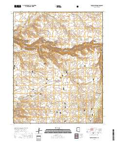 Toothpick Ridge 2018 topographic map thumbnail