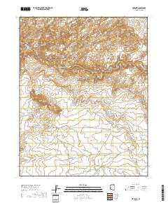 Tse Esgizii 2018 topographic map thumbnail