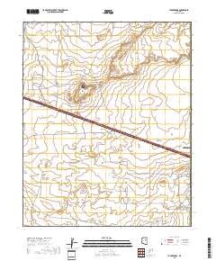 Tucker Mesa 2018 topographic map thumbnail