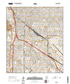 Tucson 2018 topographic map thumbnail
