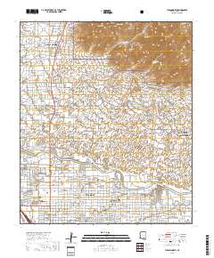 Tucson North 2018 topographic map thumbnail