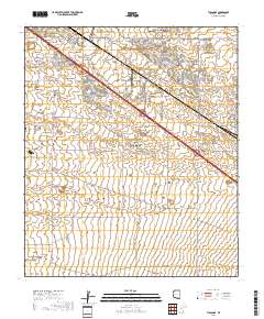Tucson SE 2018 topographic map thumbnail