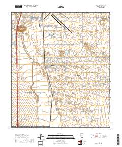 Tucson SW 2018 topographic map thumbnail