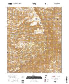 Tule Mesa 2018 topographic map thumbnail
