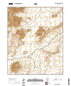 Turkey Track Butte 2018 topographic map thumbnail