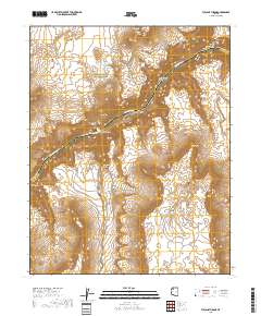 Vulcans Throne 2018 topographic map thumbnail
