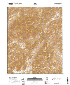 Wabayuma Peak 2018 topographic map thumbnail