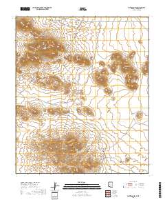 Waterman Peak 2018 topographic map thumbnail
