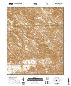Weavers Needle 2018 topographic map thumbnail