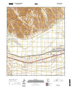 Wellton 2018 topographic map thumbnail
