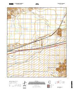 Wellton Mesa 2018 topographic map thumbnail