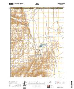Cordero Mine 2018 topographic map thumbnail