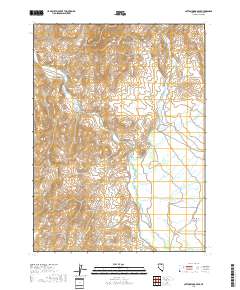 Cottonwood Peak 2018 topographic map thumbnail