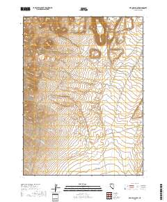 Dry Hills South 2018 topographic map thumbnail